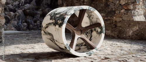 Abstract Ceramic Cup