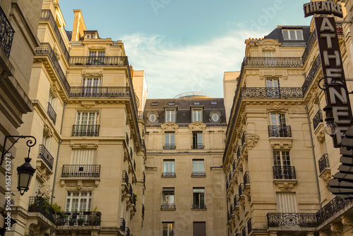 beautiful Haussmannian architecture in Paris , real estate