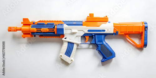 Nerf gun isolated on transparent background  