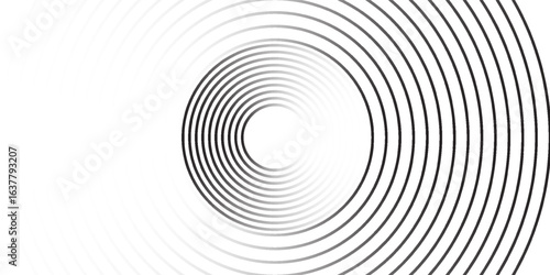Black mascara circular texture, brush stroke isolated on white background. vector illustration modern eps10