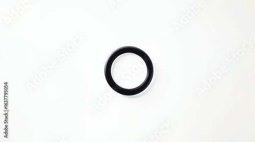 Black Rubber O-Ring Seal Durable, High-Quality Gasket for Industrial and Automotive Applications
