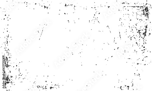 Monochrome vintage grunge surface with abstract distressed black and white pattern. Black and white vintage grunge texture with abstract monochrome background