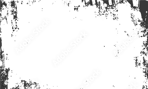 Monochrome vintage grunge surface with abstract distressed black and white pattern. Black and white vintage grunge texture with abstract monochrome background
