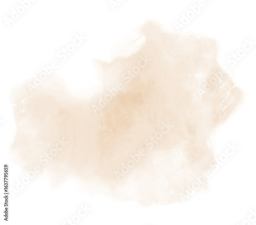 Watercolor stain decoration