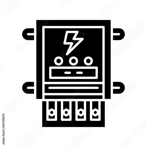 Watt meter icon