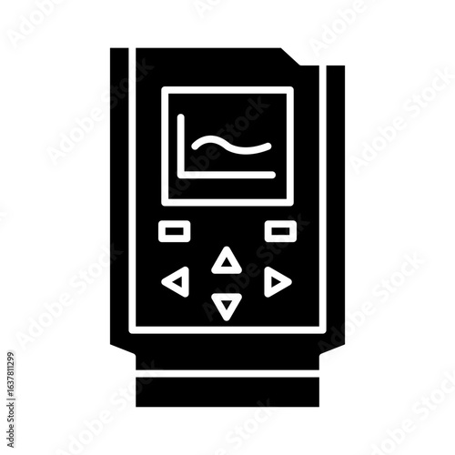 Electric motor inverter icon