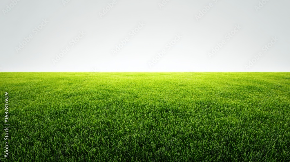 Obraz premium Lush Green Grass Background: Fresh, Natural Texture for Product Mockups and Landscape Designs