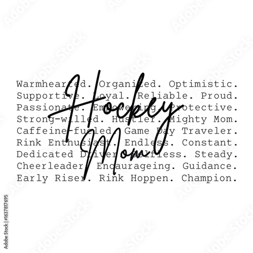 hockey mom svg