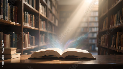 books in the library