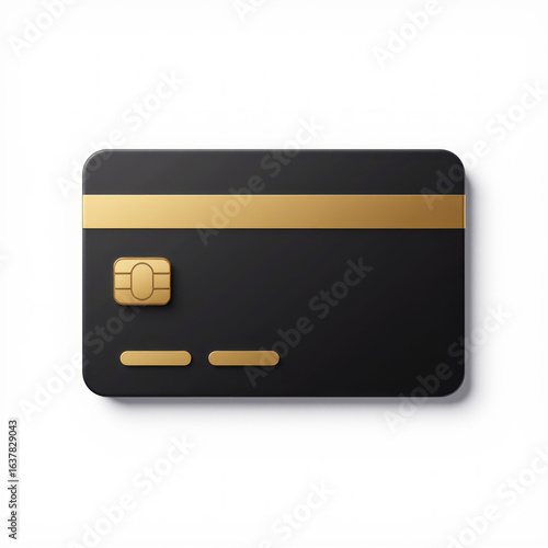 Modern Credit Card Design Illustration