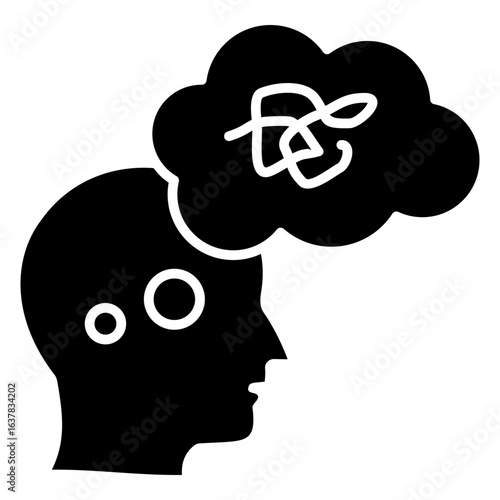 Confused Glyph Icon