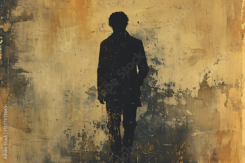 A grainy 1970s film poster with bold typography, warm sepia tones, and a dramatic silhouetted figure.