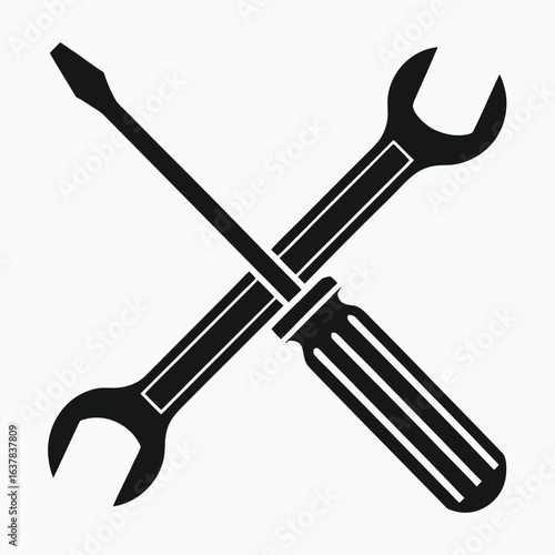 wrench and screwdriver