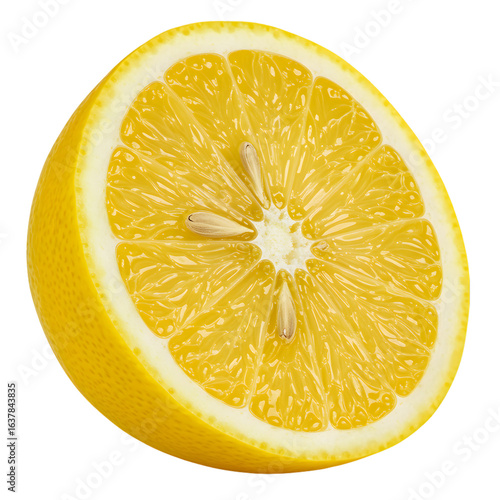 lemon isolated on white background