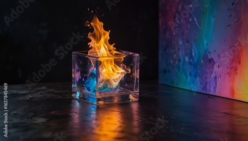 The Cubist abstract transforms basic geometric shapes into a captivating exploration of texture, material, and matter of style. Cubes become an artistic re-imagination. Varying from smooth polished me