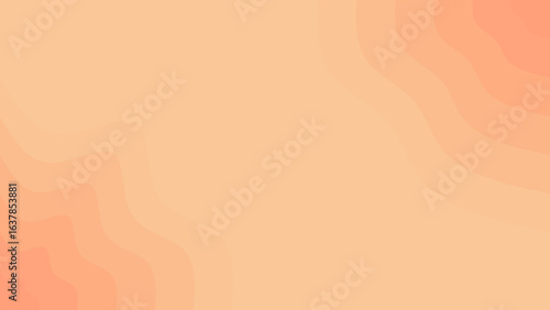 A serene and modern abstract background featuring gentle, flowing peach and orange gradient waves, perfect for digital designs and tranquil visual projects.