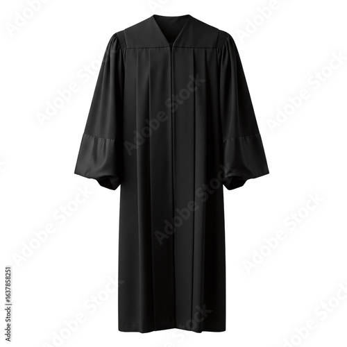 Fotografia Black judge or graduation gown