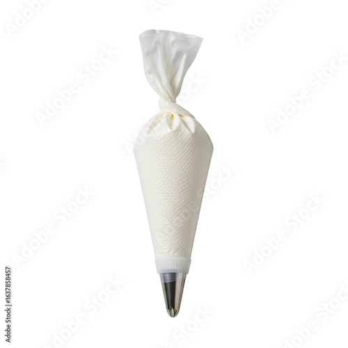 Schilderij op canvas Pastry piping bag with white frosting