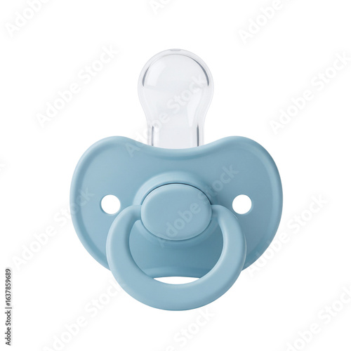 Принти на полотні Blue baby pacifier for soothing newborn