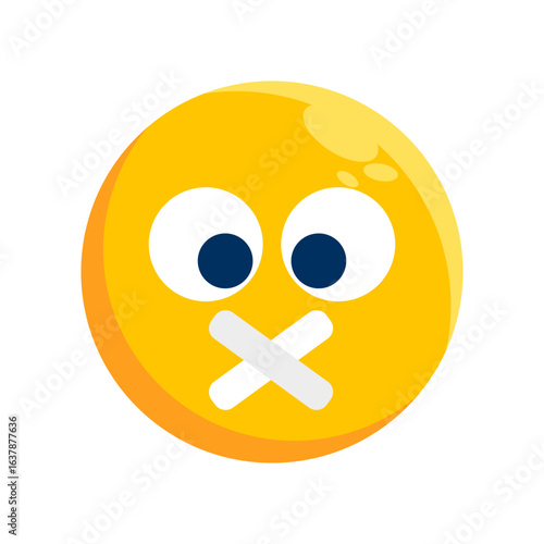 Silent Emoji Icon