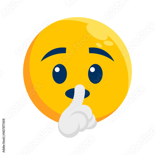 Silent Emoji Icon