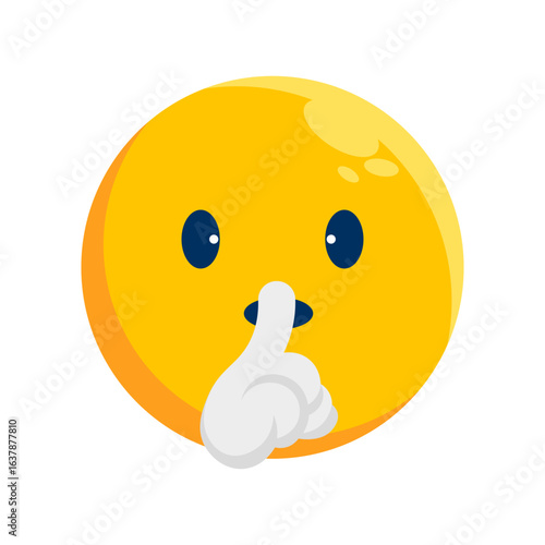 Silent Emoji Icon