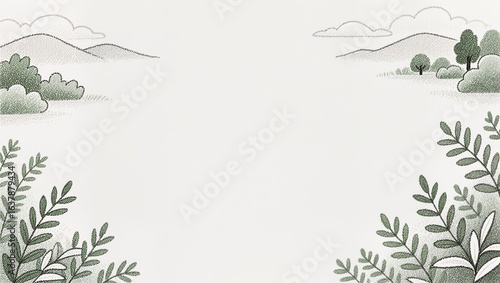 Minimal Nature Landscape Frame