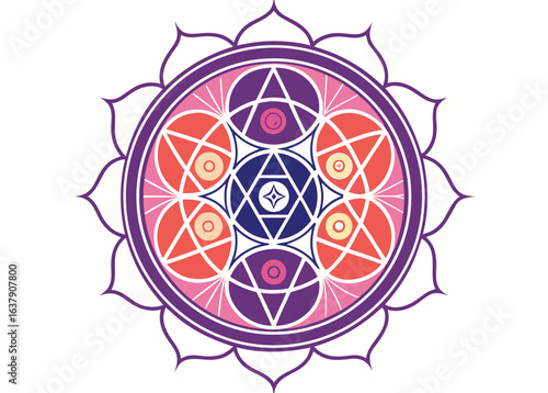 Geometric Mandala Sacred Geometry Symbol spiritual
