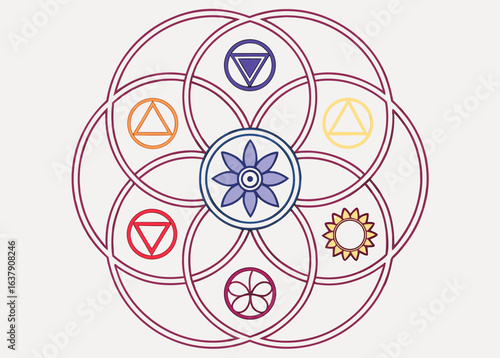 Seed of Life Sacred Geometry Symbol spiritual meditation