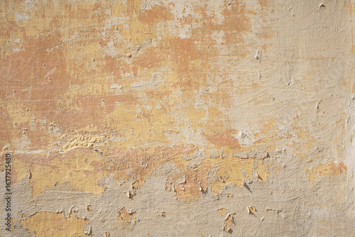 Wallpaper Mural Rough textured painted concrete wall with large patches of peeling paint Torontodigital.ca