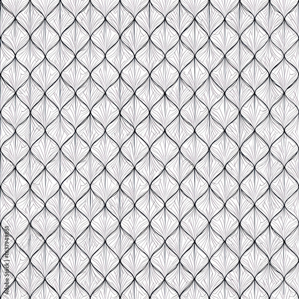 Fototapeta premium Geometric Metal Mesh Pattern
