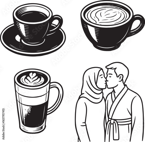 coffee cup icons