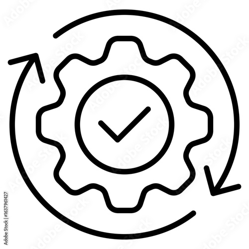 Iteration line icon