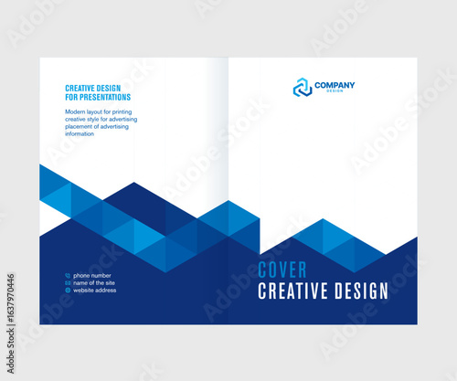 Cover design, creative layout of the magazine page, booklet, catalog, cover layout of the company s annual report