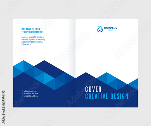 Cover design, creative layout of the magazine page, booklet, catalog, cover layout of the company s annual report