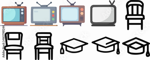 Film Industry Icons Set