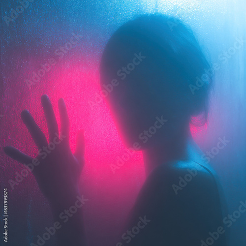 Fading Touch in Minimal, Surreal and Abstract Lofi Album Cover Art