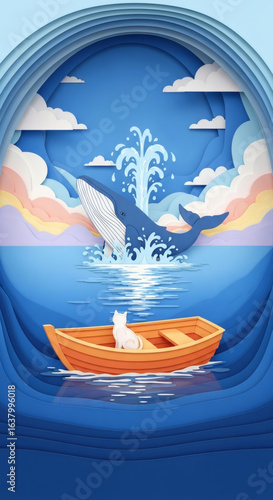 sailing boat on the sea