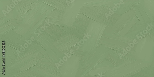 Green textured paper background with crumpled vintage paint surface and natural grunge pattern