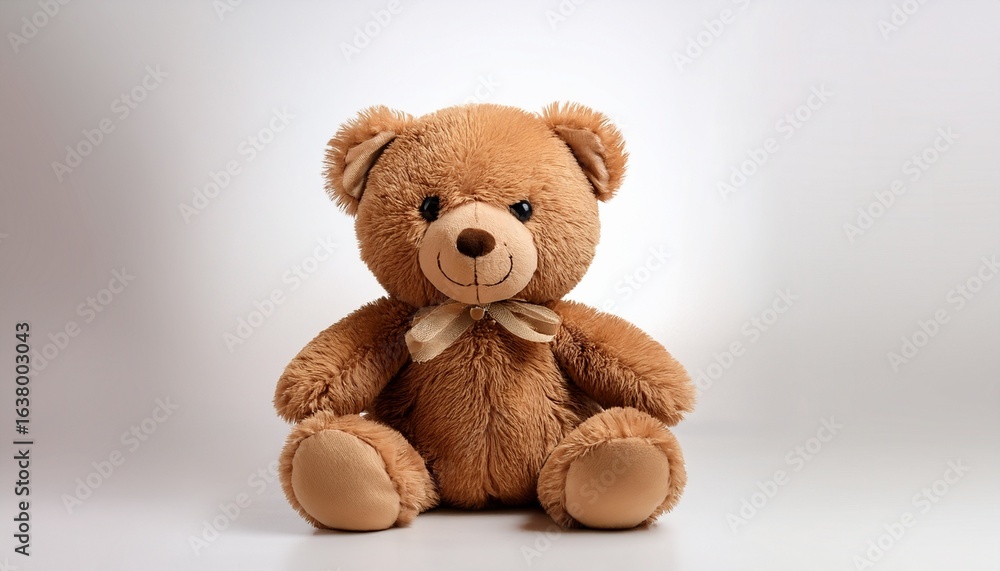 Obraz premium a teddy bear on white background