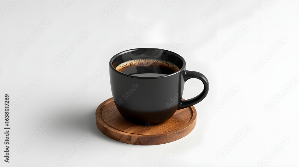 Coffee Cup on Coaster Coffee Cup on Coaster