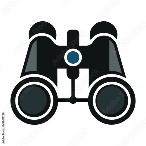 Binoculars Icon for Search and Exploration