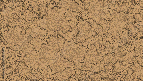 abstract wavy background. topographic contour background. Background of the topographic map. Abstract mountain terrain map background with abstract shape line texture.