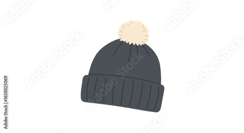Cheerful Cold Weather Headwear Isolated
