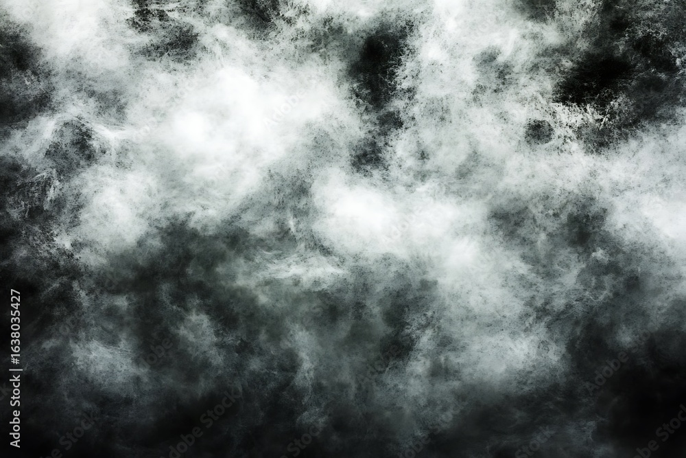 Fototapeta premium A striking and abstract artwork depicting clouds and dark formations