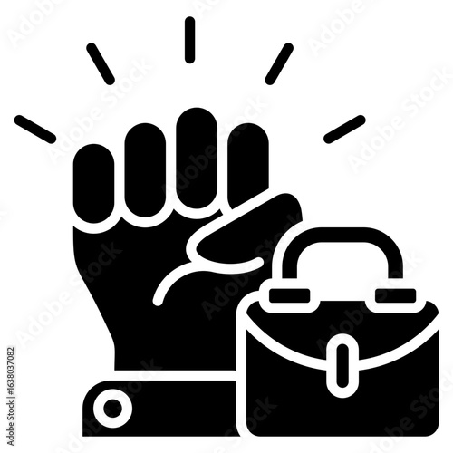 Trade Unions glyph icon
