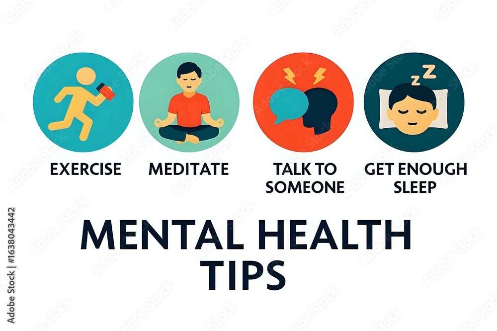 Mental Health Tips Infographic
Mental Health Tips Infographic