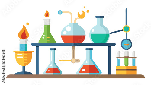 laboratory glassware and test tubes