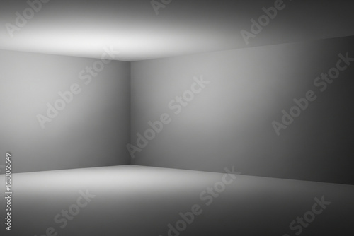 Wallpaper Mural Stark Gray Room Corner: Minimalist Interior with Soft, Diffused Lighting and Subtle Gradients Torontodigital.ca
