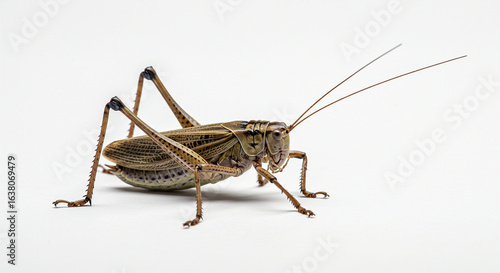 A katydid in a paused moment, appearing alert and attentive. A great photo to capture insect behavior in calm settings.